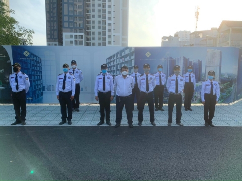Dịch vụ bảo vệ chuyên nghiệp triển khai dự án charm city bình dương