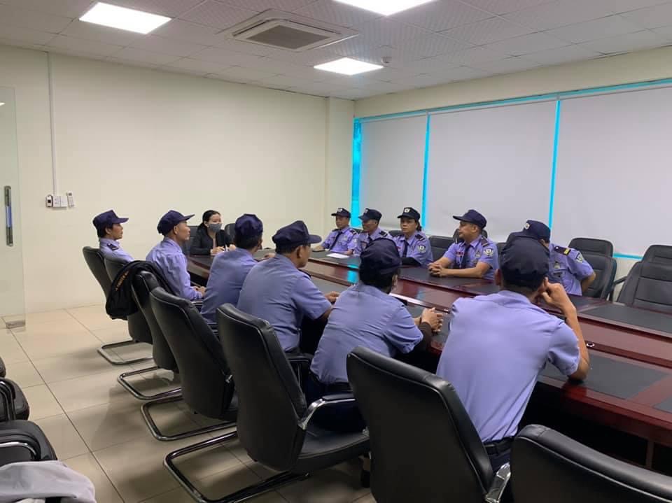 DỊCH VỤ BẢO VỆ LONG HẢI SC HỌP GIAO BAN